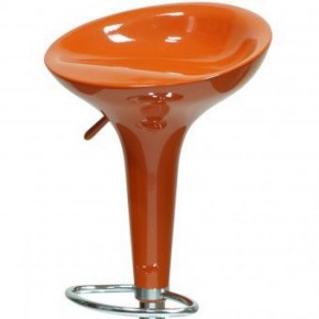 Барный стул Barneo N-100 Bomba оранжевый глянец в Троицке - troick.mebel-74.com | фото