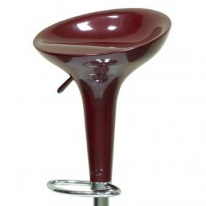 Барный стул Barneo N-100 Bomba вишневый глянец (бургундия) в Троицке - troick.mebel-74.com | фото