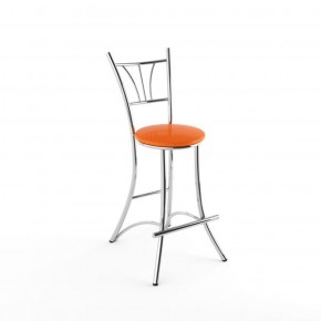 Барный стул Трилогия оранжевый-843 в Троицке - troick.mebel-74.com | фото