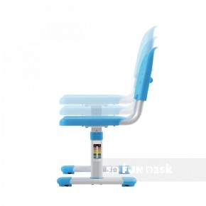 Комплект парта + стул трансформеры Cantare Blue в Троицке - troick.mebel-74.com | фото