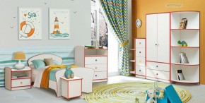 Набор мебели для детской Юниор-10 (с кроватью 800*1600) ЛДСП в Троицке - troick.mebel-74.com | фото