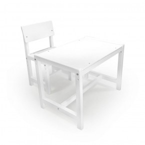 Детский растущий комплект стол и стул Я САМ "Лофт" (Белый, Белый) в Троицке - troick.mebel-74.com | фото