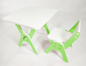 Детский растущий стол-парта и стул Я САМ "Умка" (Зеленый) в Троицке - troick.mebel-74.com | фото