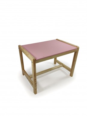 Детский растущий стол Я САМ "Лофт" (Розовый, Сосна) в Троицке - troick.mebel-74.com | фото
