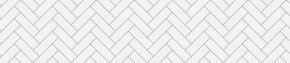 Фартук Метро керамик (белая) CPL пластик МДФ 6 мм в Троицке - troick.mebel-74.com | фото
