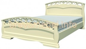 ГРАЦИЯ-1 Кровать из массива 900 (Слоновая кость) в Троицке - troick.mebel-74.com | фото