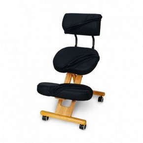 Коленный стул со спинкой Smartstool KW02В + Чехлы в Троицке - troick.mebel-74.com | фото