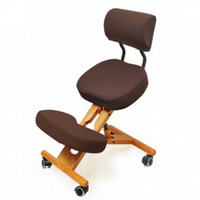 Коленный стул со спинкой Smartstool KW02В + Чехлы в Троицке - troick.mebel-74.com | фото