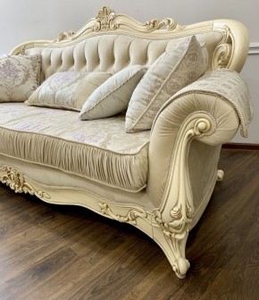 Комплект мягкой мебели Мона Лиза (крем) с раскладным механизмом в Троицке - troick.mebel-74.com | фото