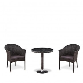 Комплект плетеной мебели T601/Y350A-W53 Brown (2+1) в Троицке - troick.mebel-74.com | фото