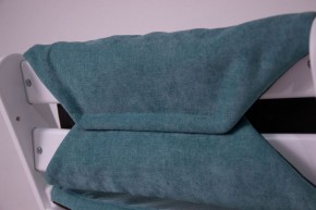 Комплект растущий стул и подушки Конёк Горбунёк Комфорт  (Серый металлик, Волна) в Троицке - troick.mebel-74.com | фото