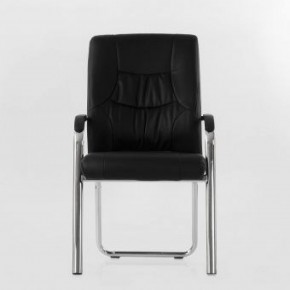 Кресло Barneo K-15 для посетителей и переговорных (черный) в Троицке - troick.mebel-74.com | фото