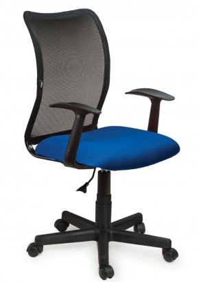 Кресло BRABIX "Spring MG-307", с подлокотниками, комбинированное синее/черное TW, 531404 в Троицке - troick.mebel-74.com | фото