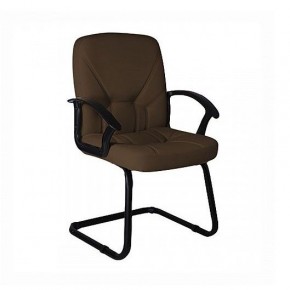 Кресло ЧИП ультра 365 (коричневый) на полозьях в Троицке - troick.mebel-74.com | фото