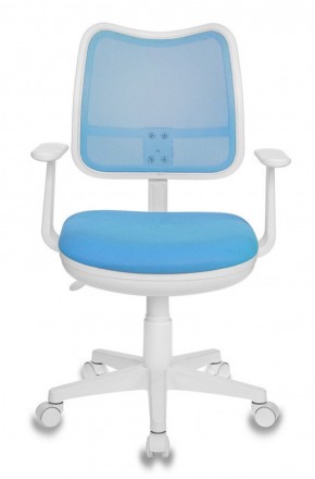 Кресло детское Бюрократ CH-W797/LB/TW-55 голубой в Троицке - troick.mebel-74.com | фото