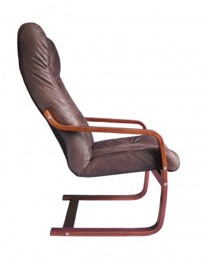 Кресло для отдыха (пружинка) Магнат 102-З-Ш замша ШОКОЛАД в Троицке - troick.mebel-74.com | фото