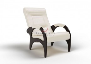 Кресло для отдыха Римини 19-К-КР (экокожа/венге) КРЕМ в Троицке - troick.mebel-74.com | фото