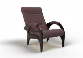 Кресло для отдыха Римини 19-Т-КМ (ткань/венге) КОФЕ С МОЛОКОМ в Троицке - troick.mebel-74.com | фото