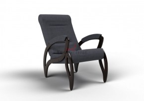 Кресло для отдыха Зельден 20-Т-ГР (ткань/венге) ГРАФИТ в Троицке - troick.mebel-74.com | фото