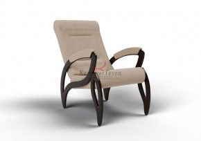 Кресло для отдыха Зельден 20-Т-П (ткань/венге) ПЕСОК в Троицке - troick.mebel-74.com | фото