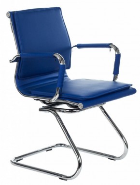 Кресло для посетителя Бюрократ CH-993-Low-V/blue синий в Троицке - troick.mebel-74.com | фото
