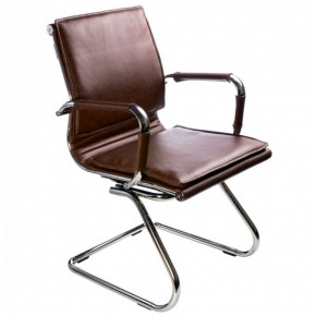 Кресло для посетителя Бюрократ CH-993-Low-V/Brown коричневый в Троицке - troick.mebel-74.com | фото