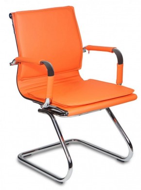 Кресло для посетителя Бюрократ CH-993-Low-V/orange оранжевый в Троицке - troick.mebel-74.com | фото