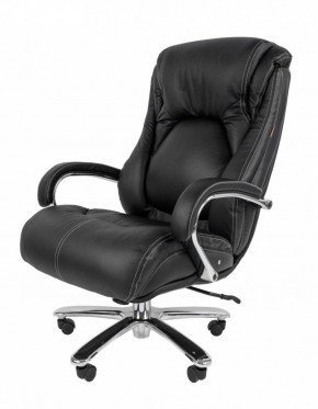 Кресло для руководителя CHAIRMAN 402 (Кожа) Черное в Троицке - troick.mebel-74.com | фото