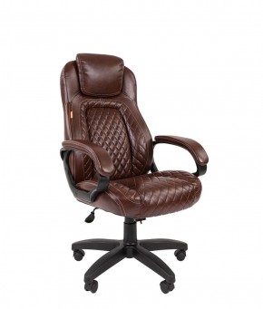 Кресло для руководителя  CHAIRMAN 432 (Экокожа коричневая) в Троицке - troick.mebel-74.com | фото