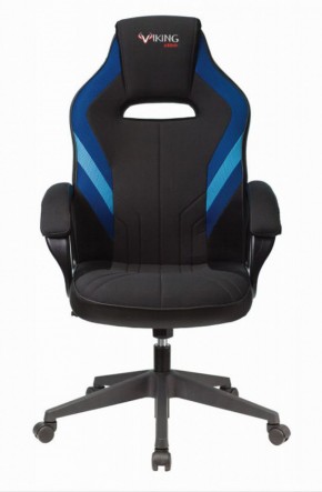 Кресло игровое Бюрократ VIKING 3 AERO BLUE черный/синий в Троицке - troick.mebel-74.com | фото