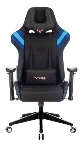 Кресло игровое Бюрократ VIKING 4 AERO BLUE черный/синий в Троицке - troick.mebel-74.com | фото