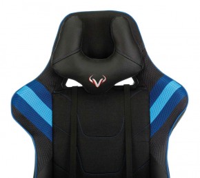 Кресло игровое Бюрократ VIKING 4 AERO BLUE черный/синий в Троицке - troick.mebel-74.com | фото