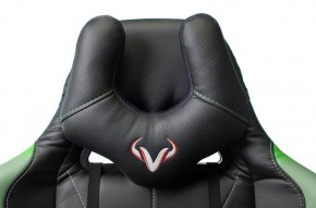 Кресло игровое Бюрократ VIKING 5 AERO LGREEN черный/салатовый в Троицке - troick.mebel-74.com | фото
