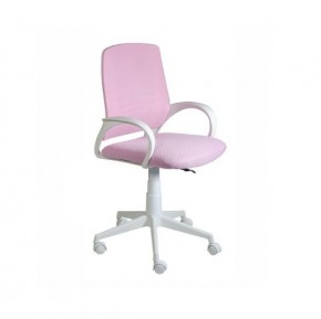 Кресло Ирис White сетка/ткань розовая в Троицке - troick.mebel-74.com | фото