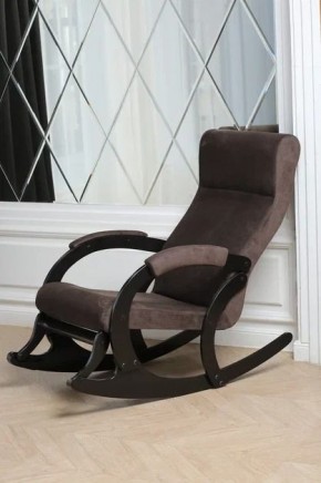 Кресло-качалка МАРСЕЛЬ 33-Т-AC (кофе) в Троицке - troick.mebel-74.com | фото