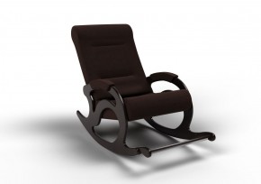 Кресло-качалка Тироль 12-Т-Ш (ткань/венге) ШОКОЛАД в Троицке - troick.mebel-74.com | фото