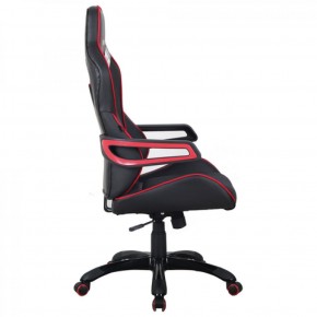 Кресло компьютерное BRABIX Nitro GM-001 (ткань/экокожа) черное, вставки красные (531816) в Троицке - troick.mebel-74.com | фото