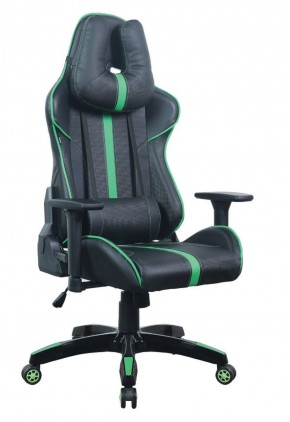 Кресло компьютерное BRABIX "GT Carbon GM-120" (черное/зеленое) 531929 в Троицке - troick.mebel-74.com | фото