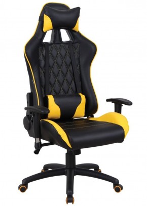 Кресло компьютерное BRABIX "GT Master GM-110" (черное/желтое) 531927 в Троицке - troick.mebel-74.com | фото