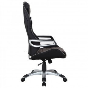 Кресло компьютерное BRABIX Techno GM-002 (ткань) черное/серое, вставки белые (531815) в Троицке - troick.mebel-74.com | фото