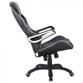 Кресло компьютерное BRABIX Techno Pro GM-003 (экокожа черное/серое, вставки серые) 531814 в Троицке - troick.mebel-74.com | фото