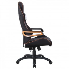 Кресло компьютерное BRABIX Techno Pro GM-003 (ткань черное/серое, вставки оранжевые) 531813 в Троицке - troick.mebel-74.com | фото