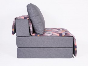 Кресло-кровать бескаркасное Харви (серый-сноу манго) в Троицке - troick.mebel-74.com | фото