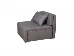 Кресло-кровать Милена (серый) Велюр в Троицке - troick.mebel-74.com | фото