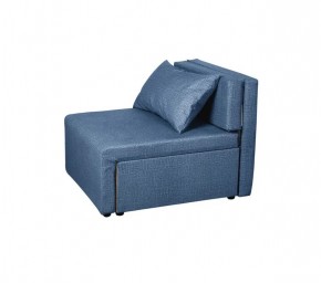 Кресло-кровать Милена (синий) Велюр в Троицке - troick.mebel-74.com | фото