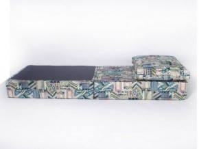 Кресло-кровать-пуф бескаркасное Окта (Велюр принт 2) в Троицке - troick.mebel-74.com | фото