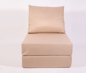 Кресло-кровать-пуф бескаркасное Прайм (Бежевый песочный) в Троицке - troick.mebel-74.com | фото