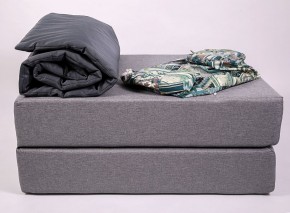 Кресло-кровать-пуф бескаркасное Прайм (мехико серый-графит) в Троицке - troick.mebel-74.com | фото