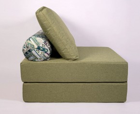 Кресло-кровать-пуф бескаркасное Прайм (Оливковый) в Троицке - troick.mebel-74.com | фото