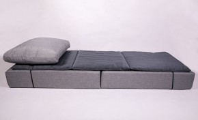 Кресло-кровать-пуф бескаркасное Прайм (сиреневый-серый) в Троицке - troick.mebel-74.com | фото
